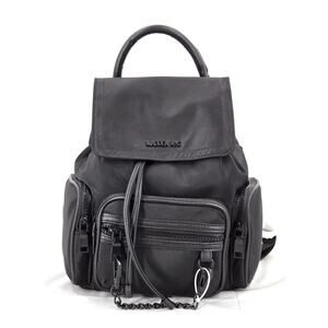 New Madden NYC Flap Backpack in Black